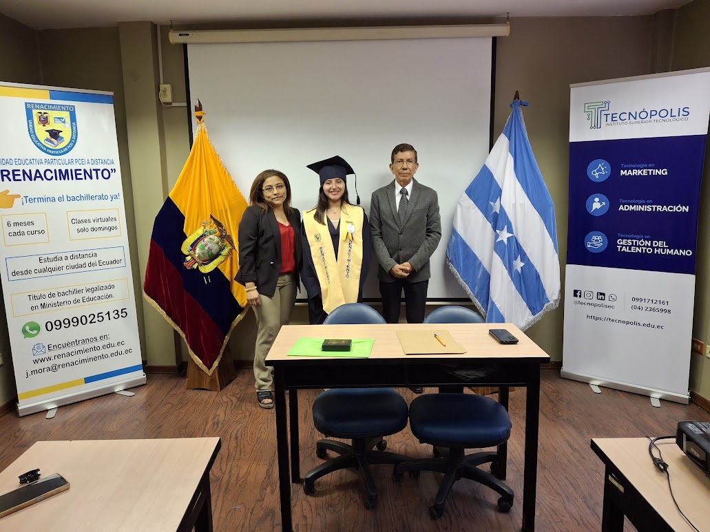 Unidad Educativa Particular PCEI a Distancia Renacimiento y el Instituto  Superior Tecnológico Tecnópolis celebran emotiva ceremonia de graduación